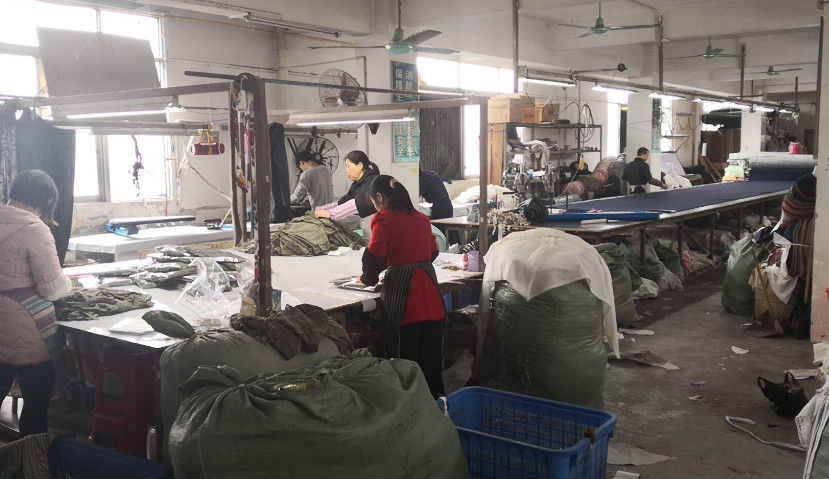 Guangzhou Beianji Clothing Co., Ltd. lini produksi produsen