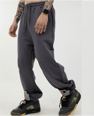 Custom Clothing Factory China 350GSM French Terry Men'S Sweatpants With Elasticband 100% Cotton For Winter